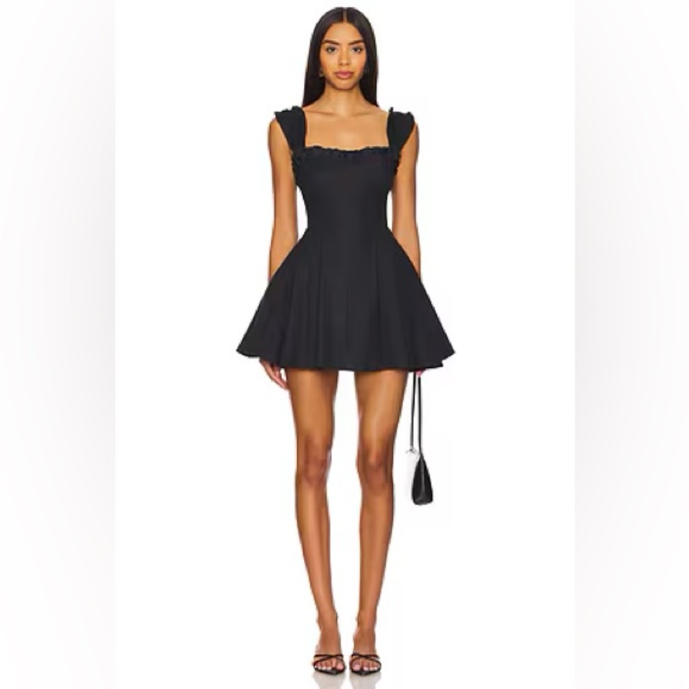 FREE PEOPLE | ✨NEW✨ Midnight Magic Mini Dress in Black Combo